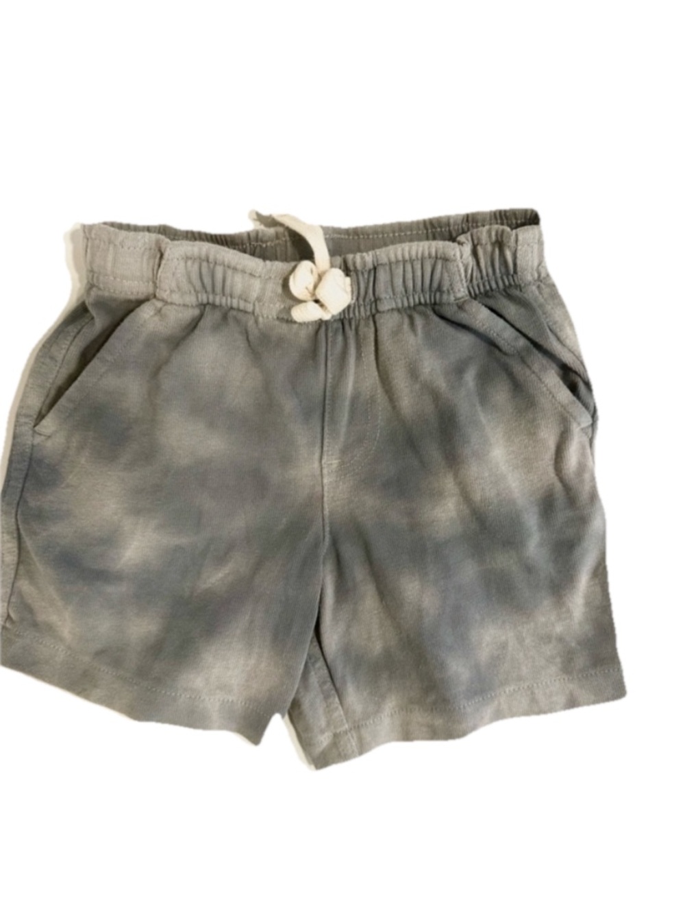 GAP Kids Gray Tie-Dye Elastic Waist Shorts